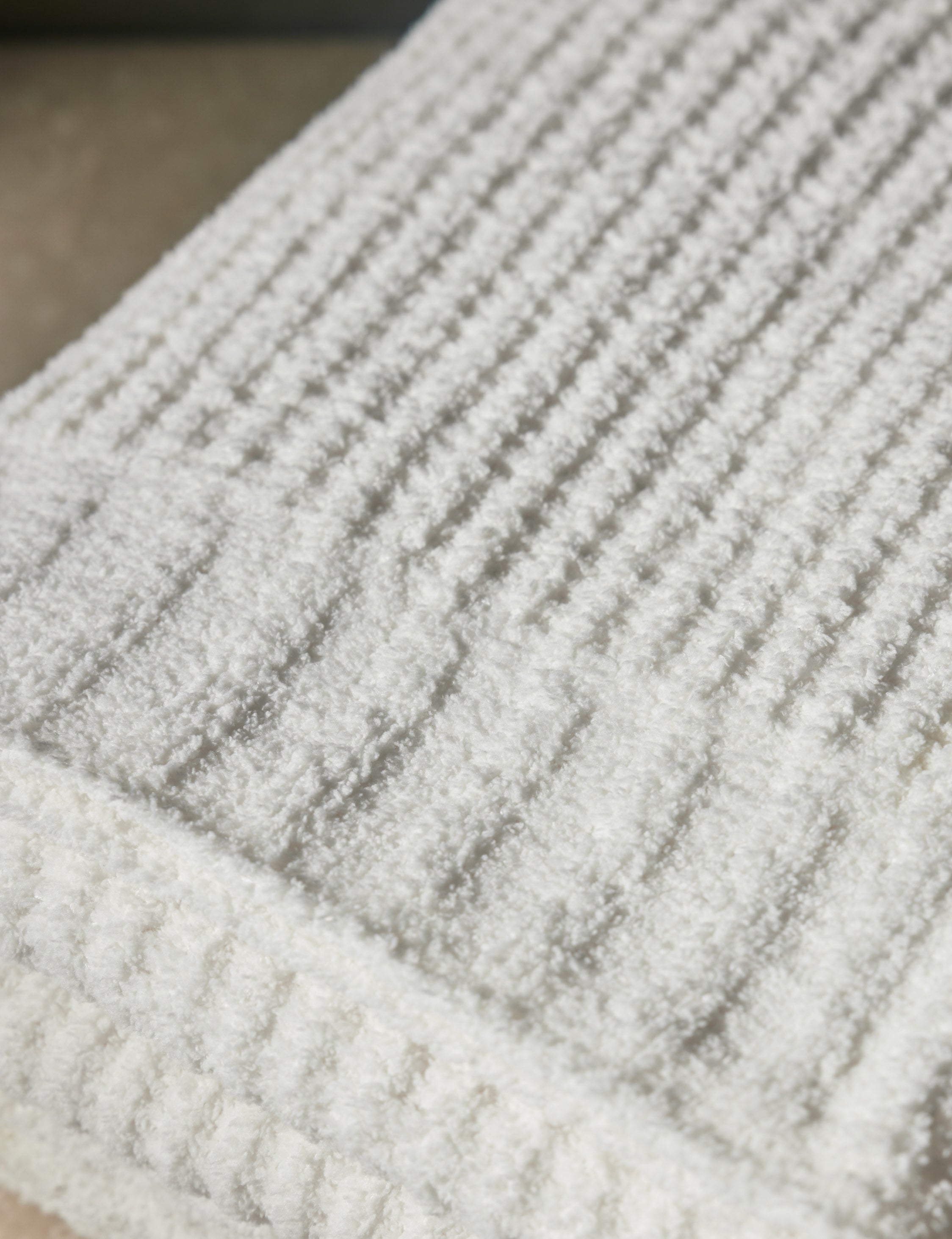 Lulu and Georgia - Knit Waffle Weave Throw by Kashwere