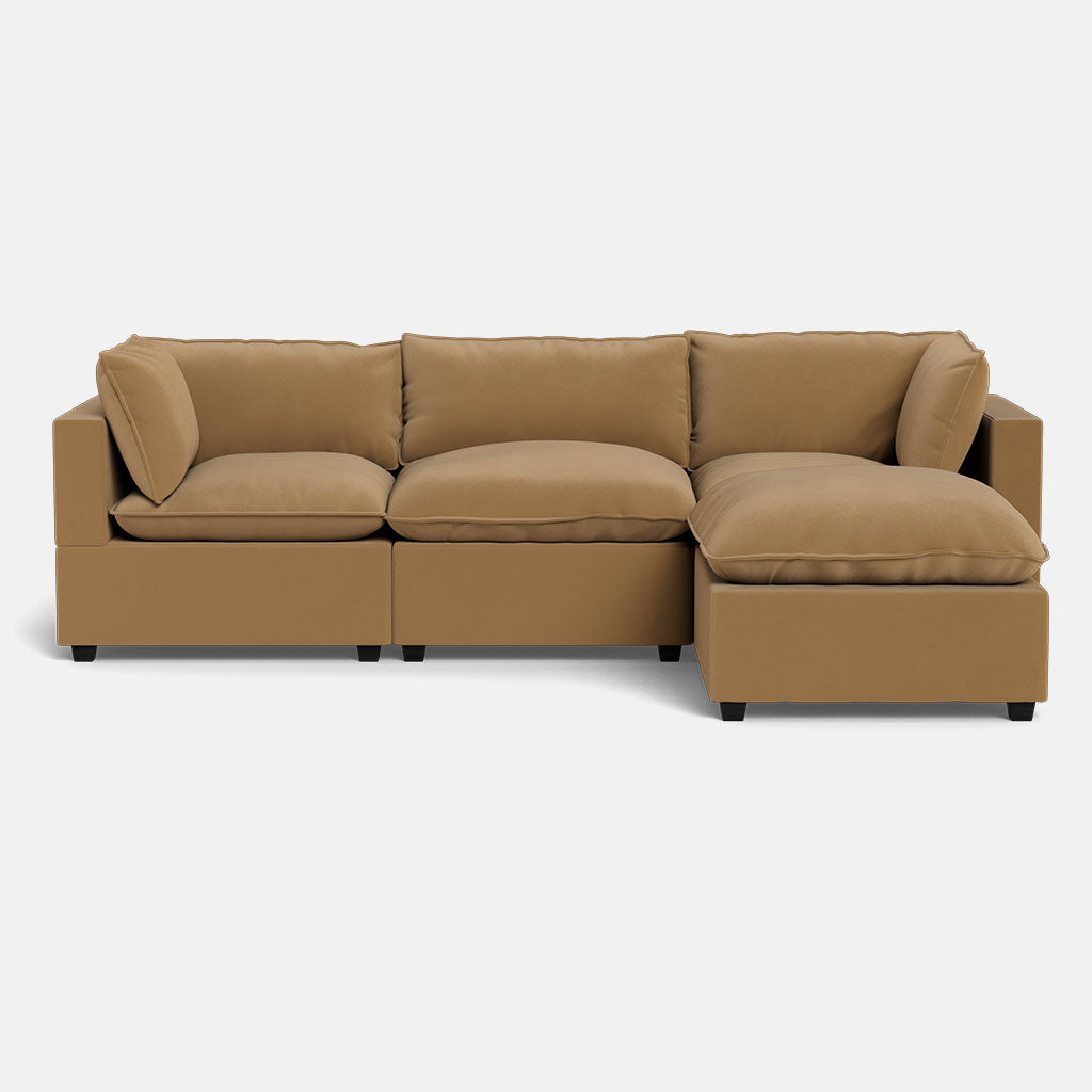 Albany Park - Kova Pillow Cushion Sofa 122" + Ottoman