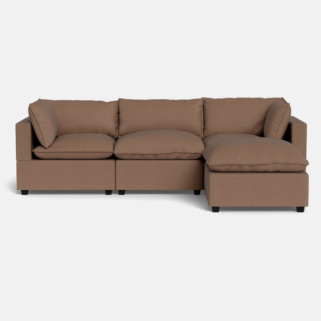 Albany Park - Kova Pillow Cushion Sofa 122" + Ottoman
