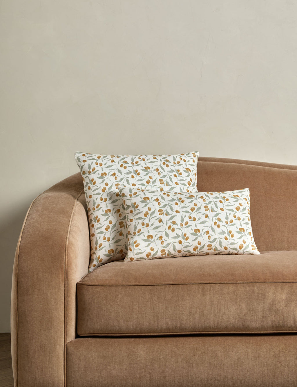 Lulu and Georgia - Kumquats Linen Pillow by Rylee + Cru
