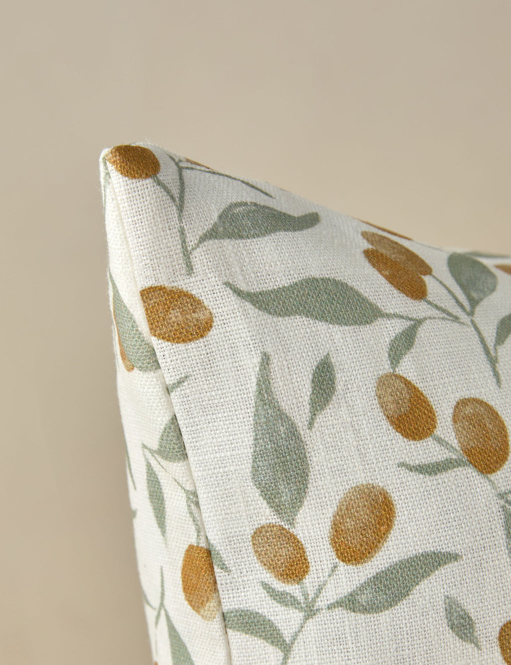 Lulu and Georgia - Kumquats Linen Pillow by Rylee + Cru