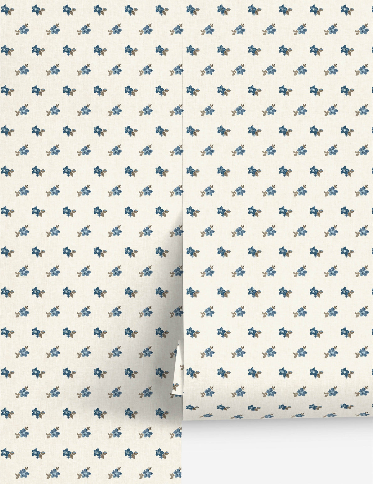 Lulu and Georgia - Anna Floral Grasscloth Wallpaper by Nathan Turner