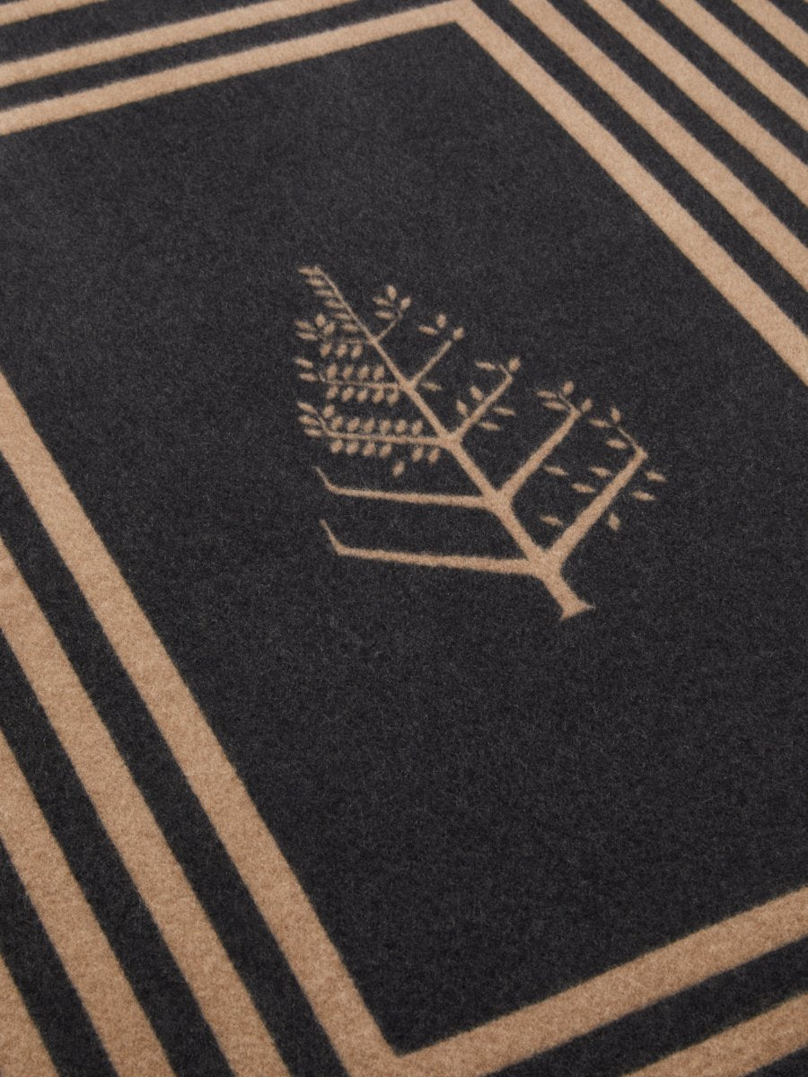 Four Seasons - Leather Trim Throw