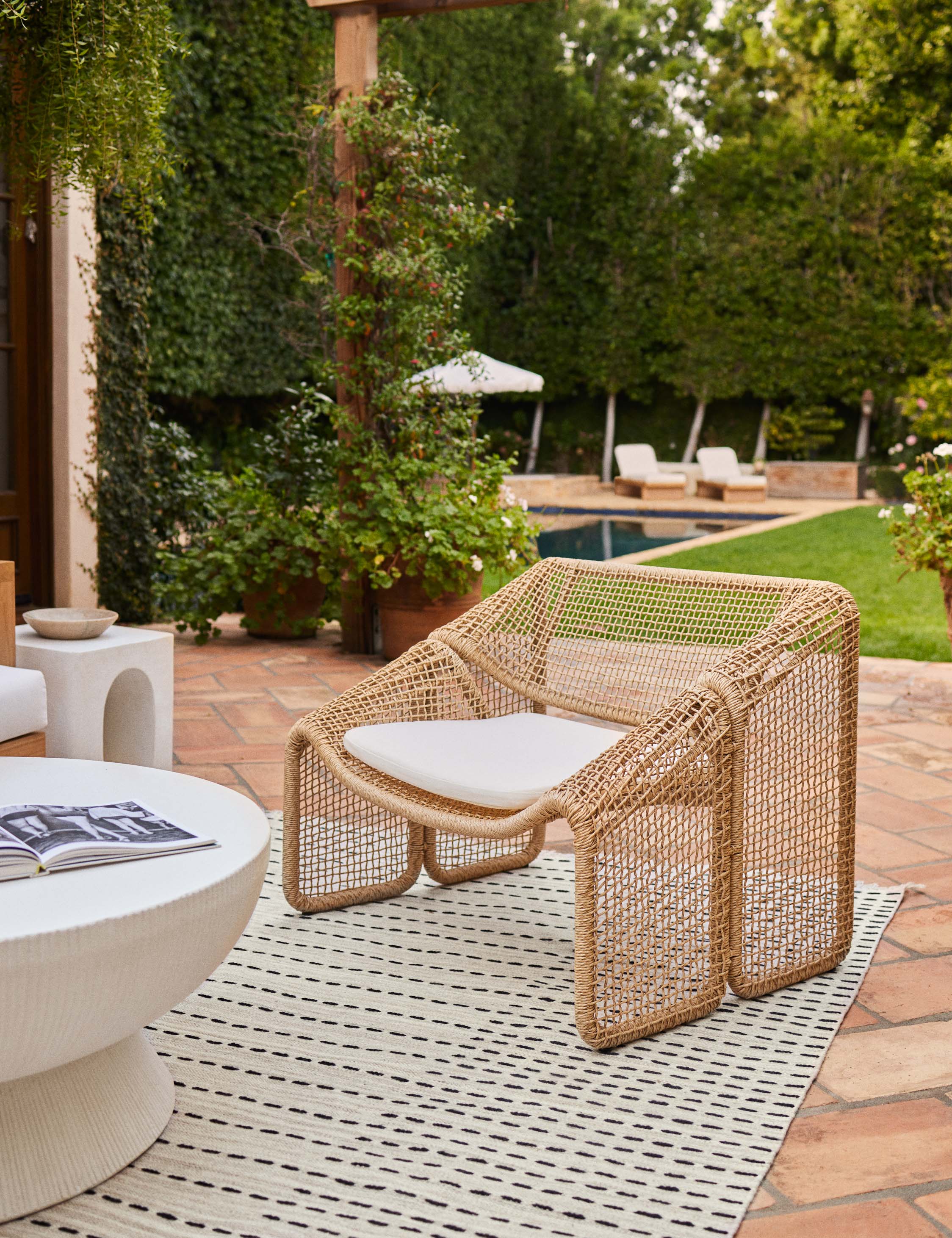 Lulu and Georgia - Jolie Indoor / Outdoor Accent Chair