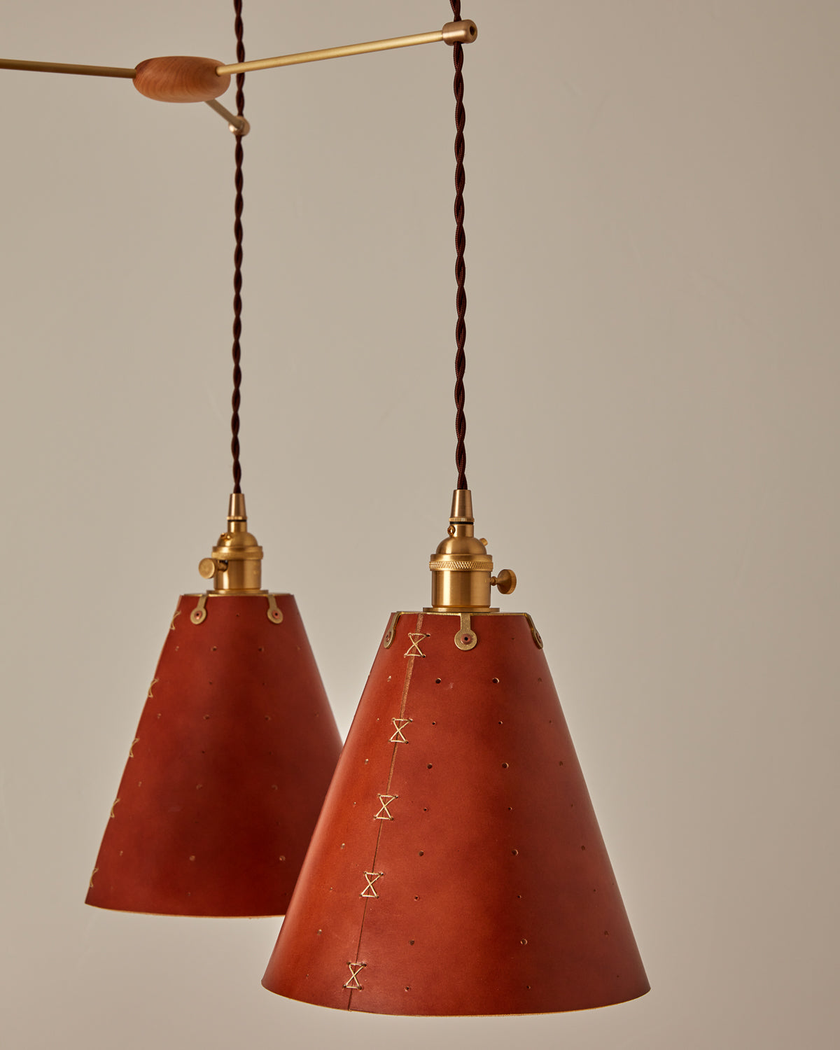 Lostine - Sarah Cone Chandelier - Triple Round