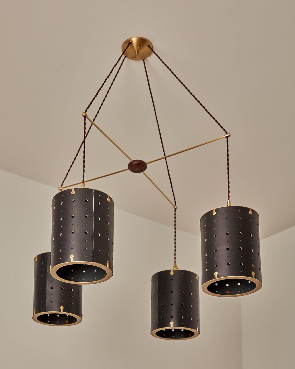 Lostine - Sarah Cylinder Chandelier - Quartet