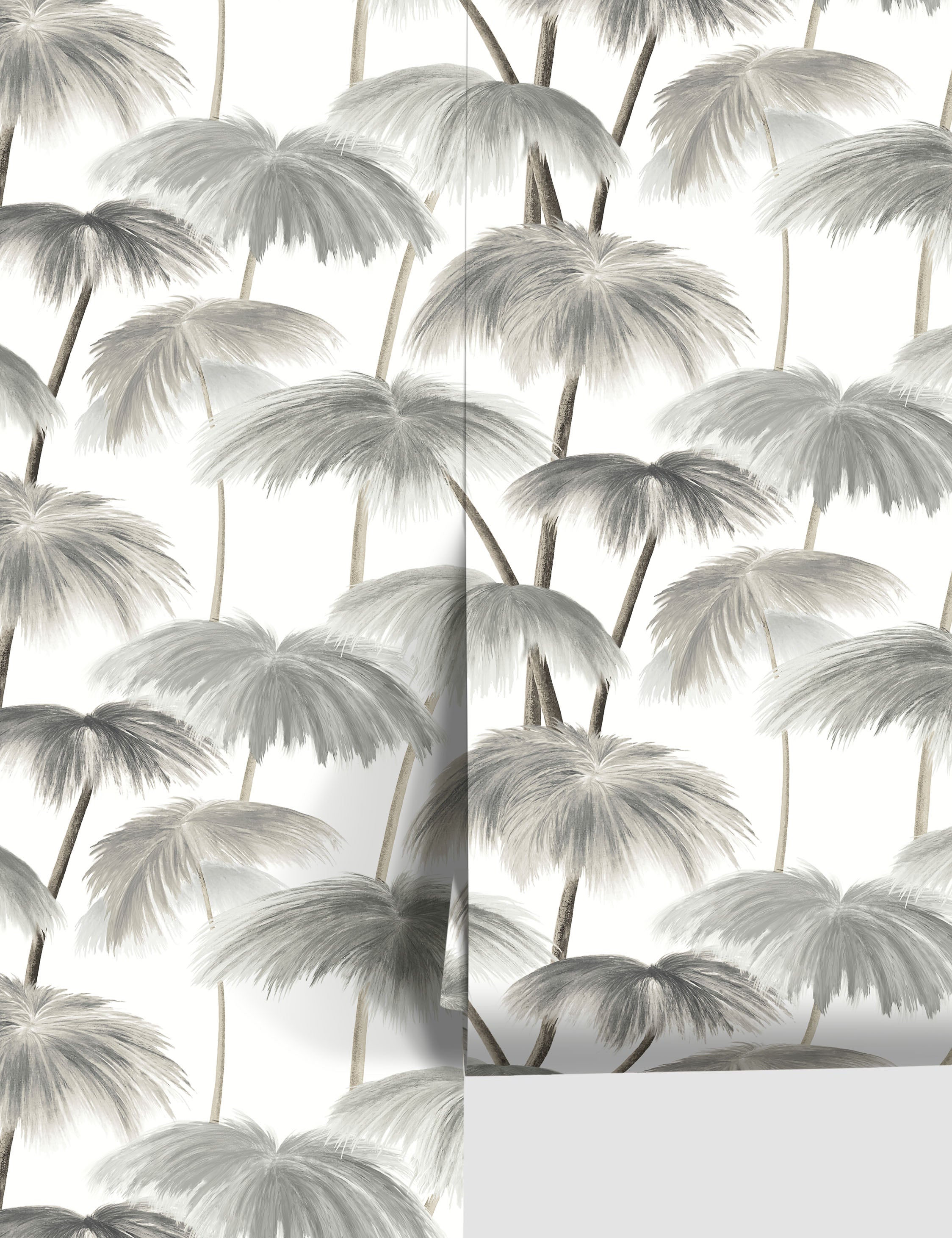 Lulu and Georgia - Plein Air Palms Wallpaper by Christiane Lemieux
