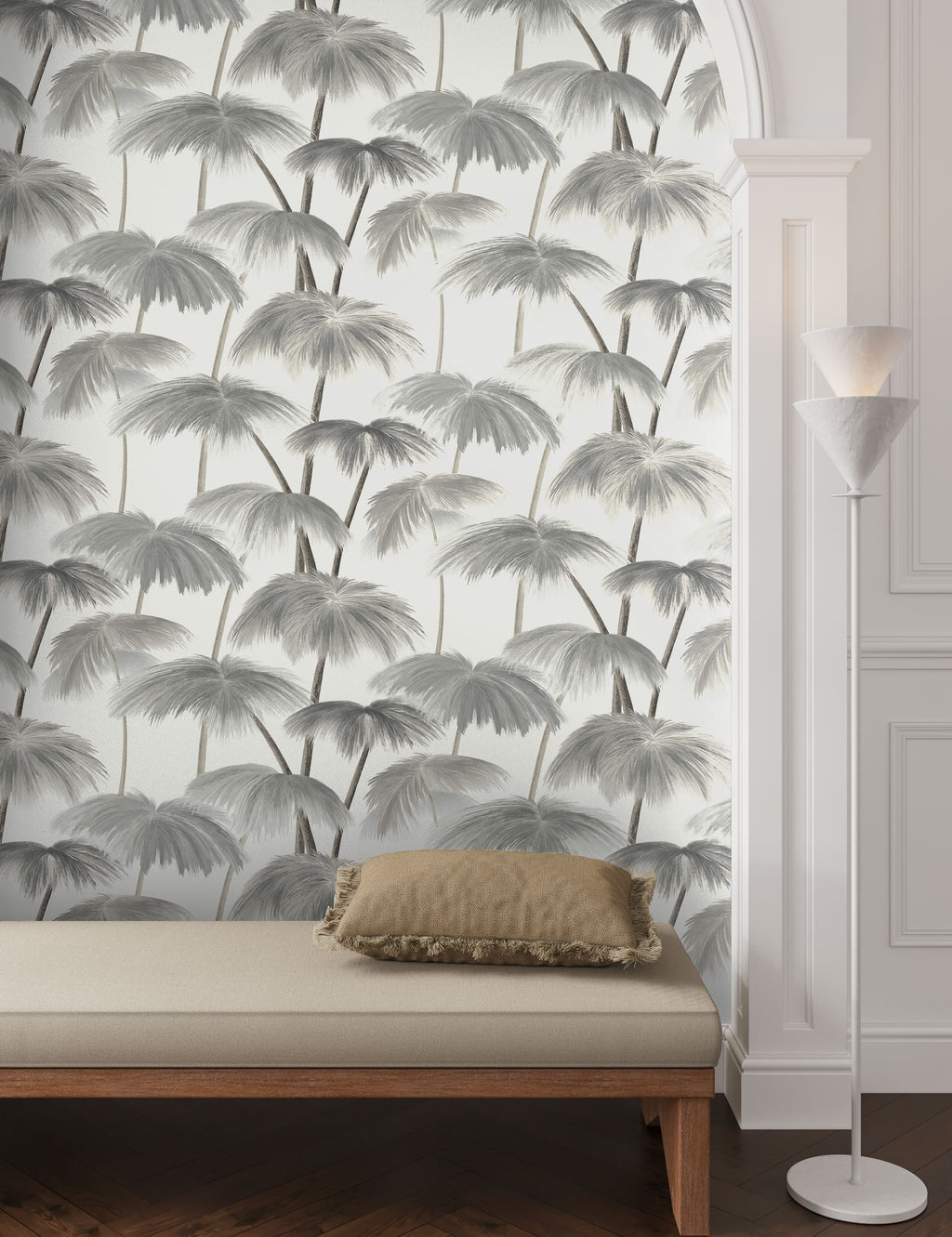 Lulu and Georgia - Plein Air Palms Wallpaper by Christiane Lemieux