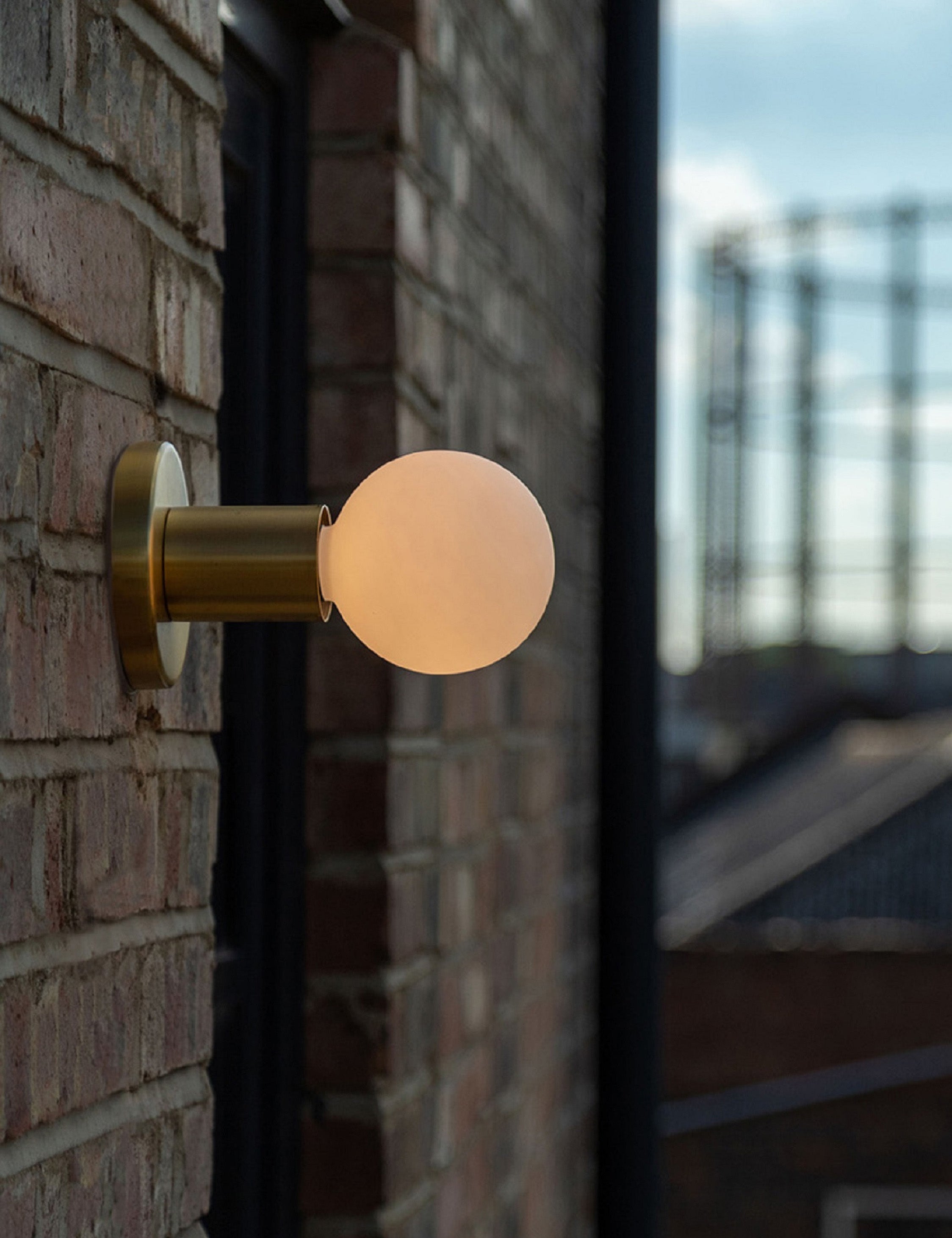 Lulu and Georgia - Lochan Outdoor Sconce with Sphere III by Tala