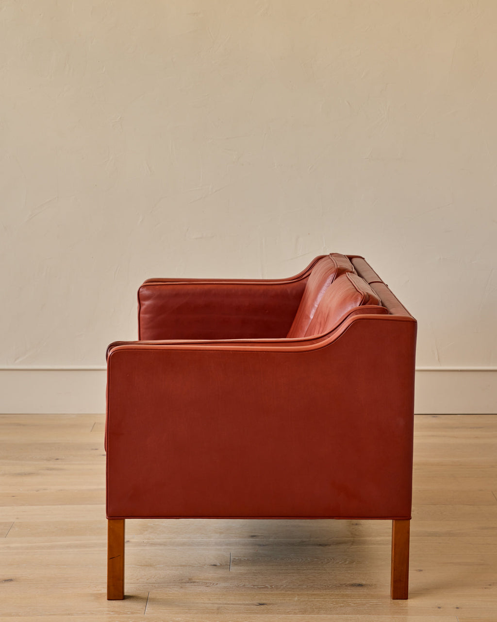 Lostine - Red 2 - Seater Leather Sofa - II