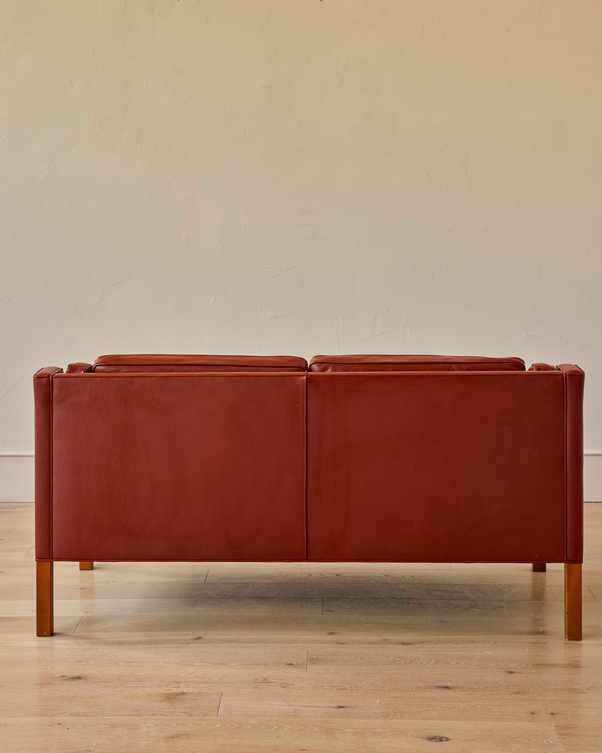Lostine - Red 2 - Seater Leather Sofa - II