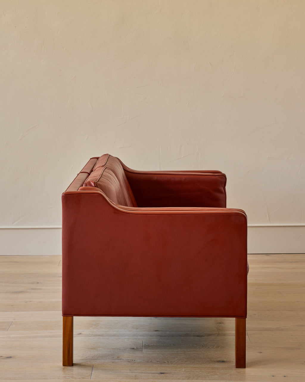 Lostine - Red 2 - Seater Leather Sofa - II
