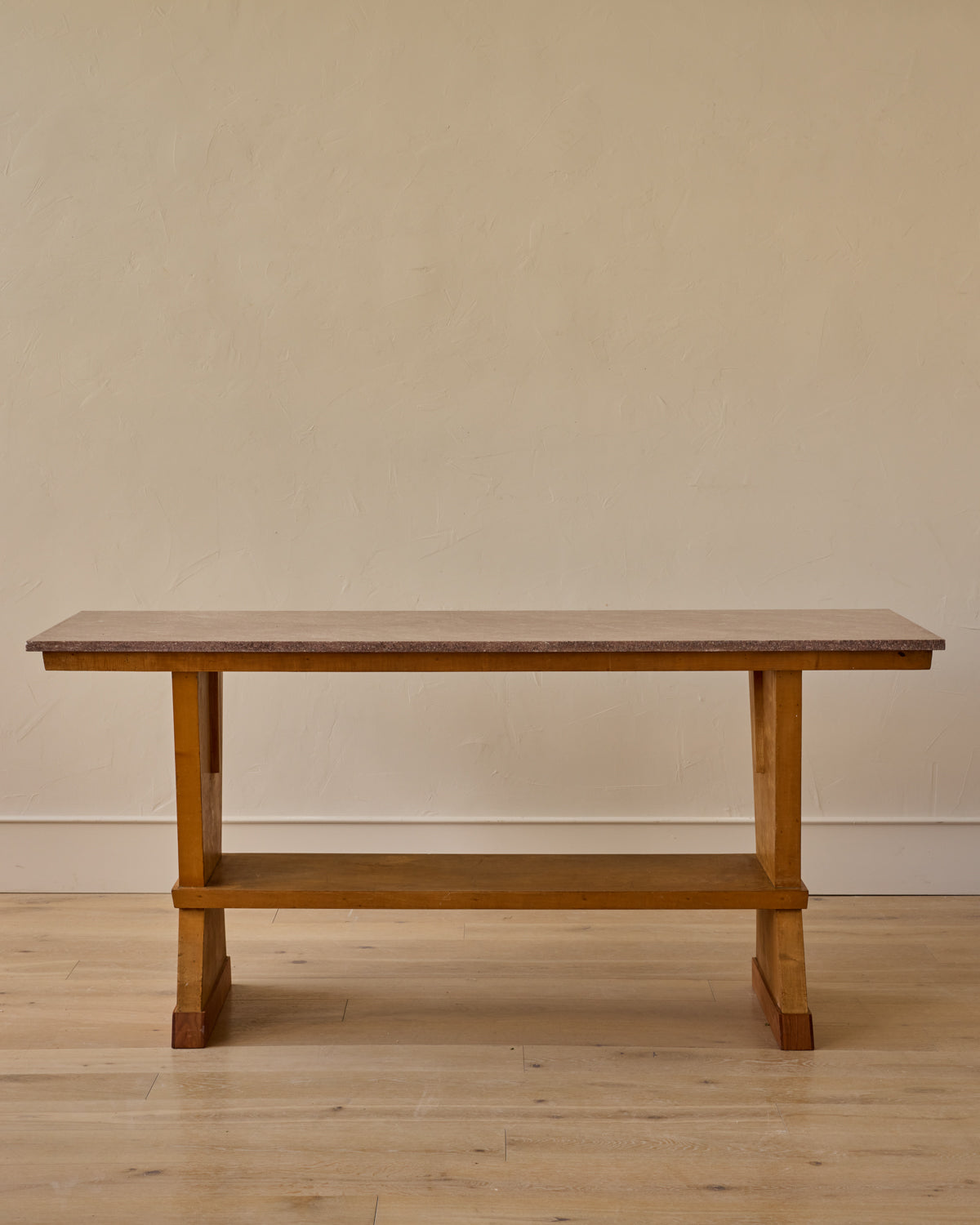 Lostine - Red Marble Console Table