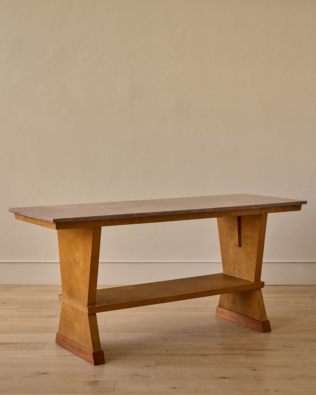 Lostine - Red Marble Console Table