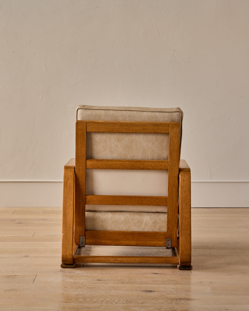 Lostine - Shopmade Lounge Chair in Au Lait Leather