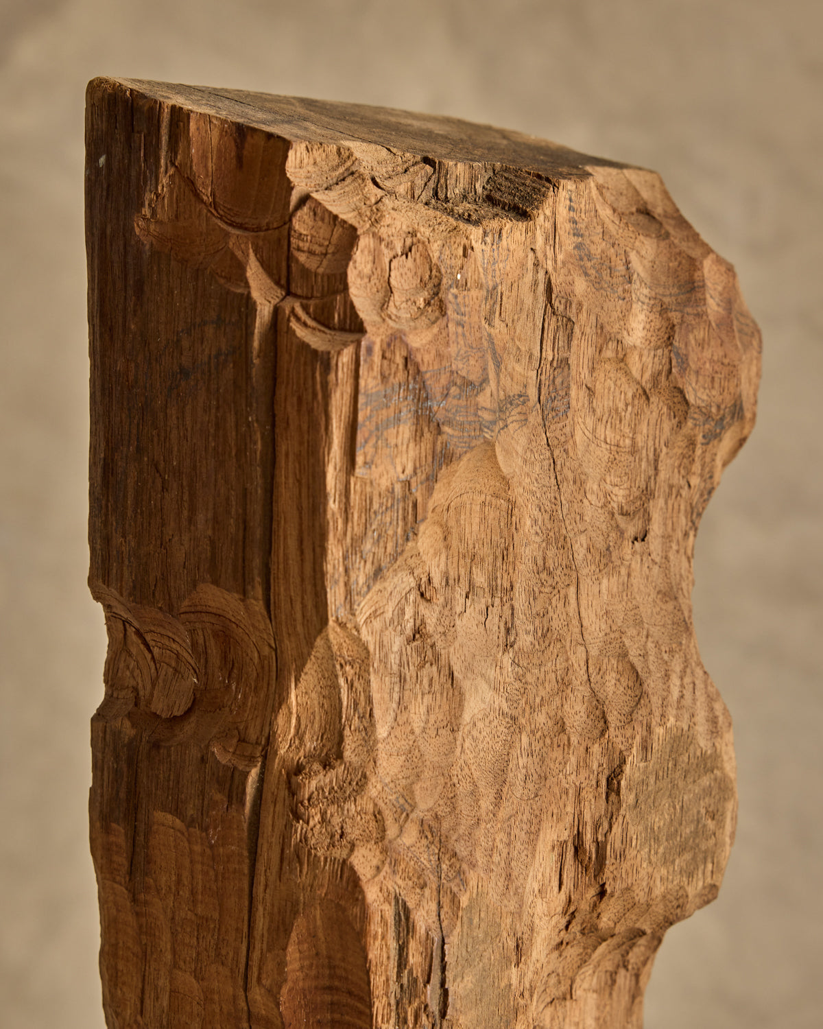 Lostine - Wooden Torso Sculpture