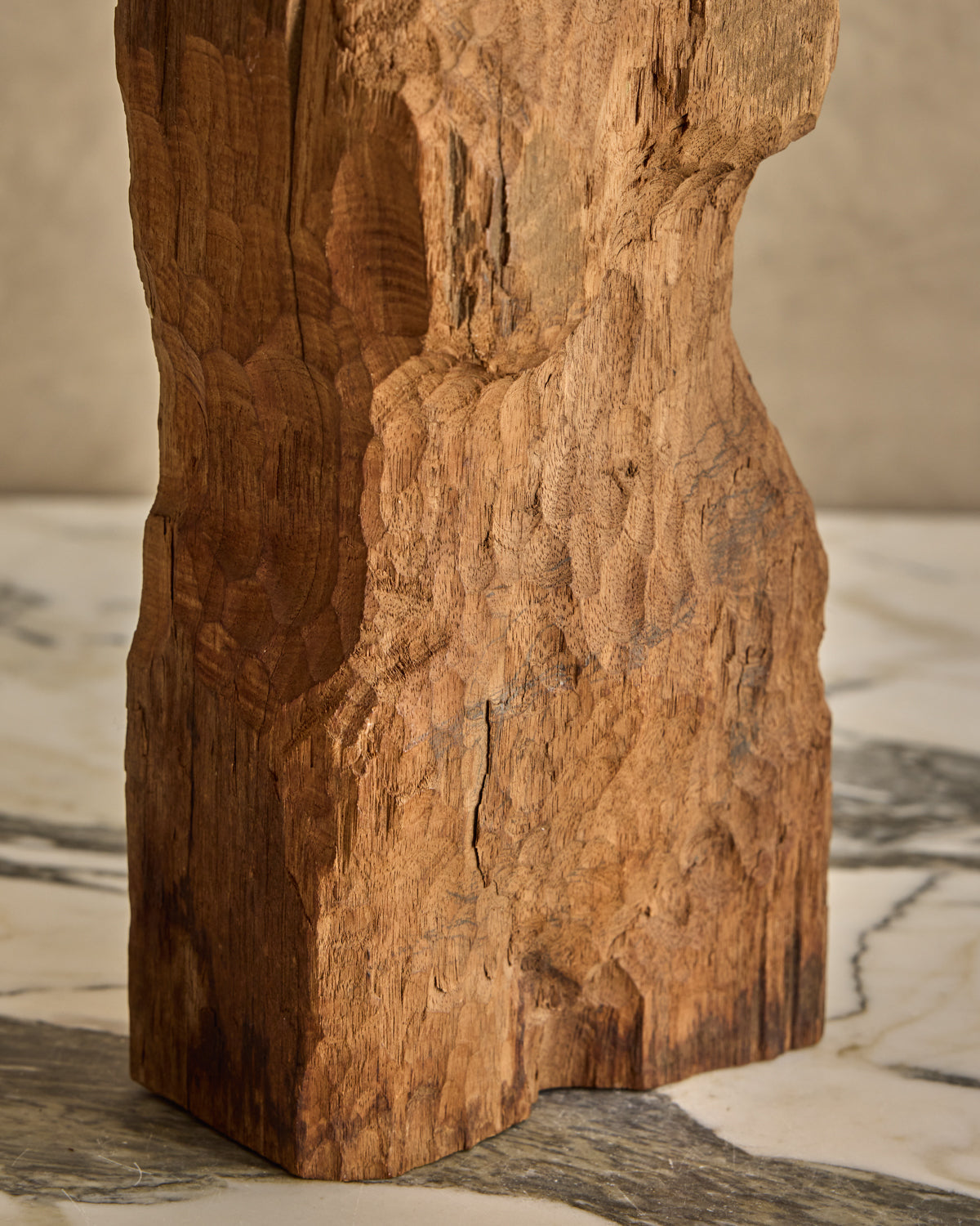 Lostine - Wooden Torso Sculpture