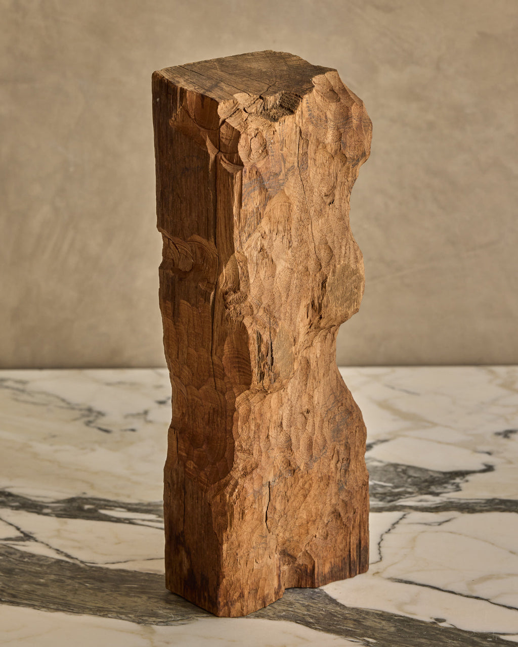 Lostine - Wooden Torso Sculpture