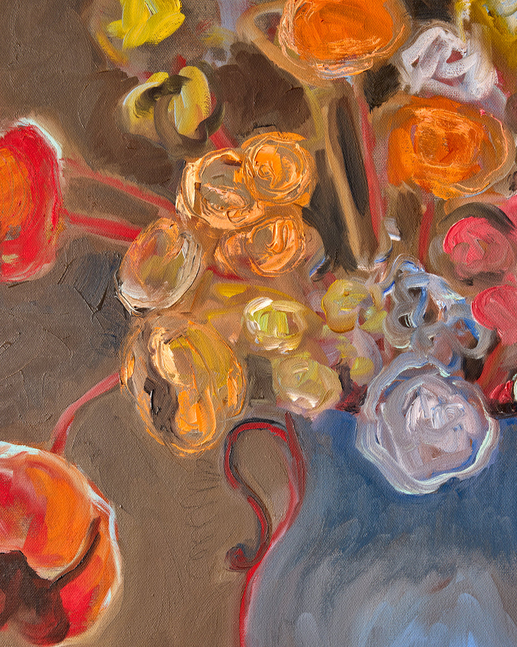 Lostine - Bouquet in Blue Urn