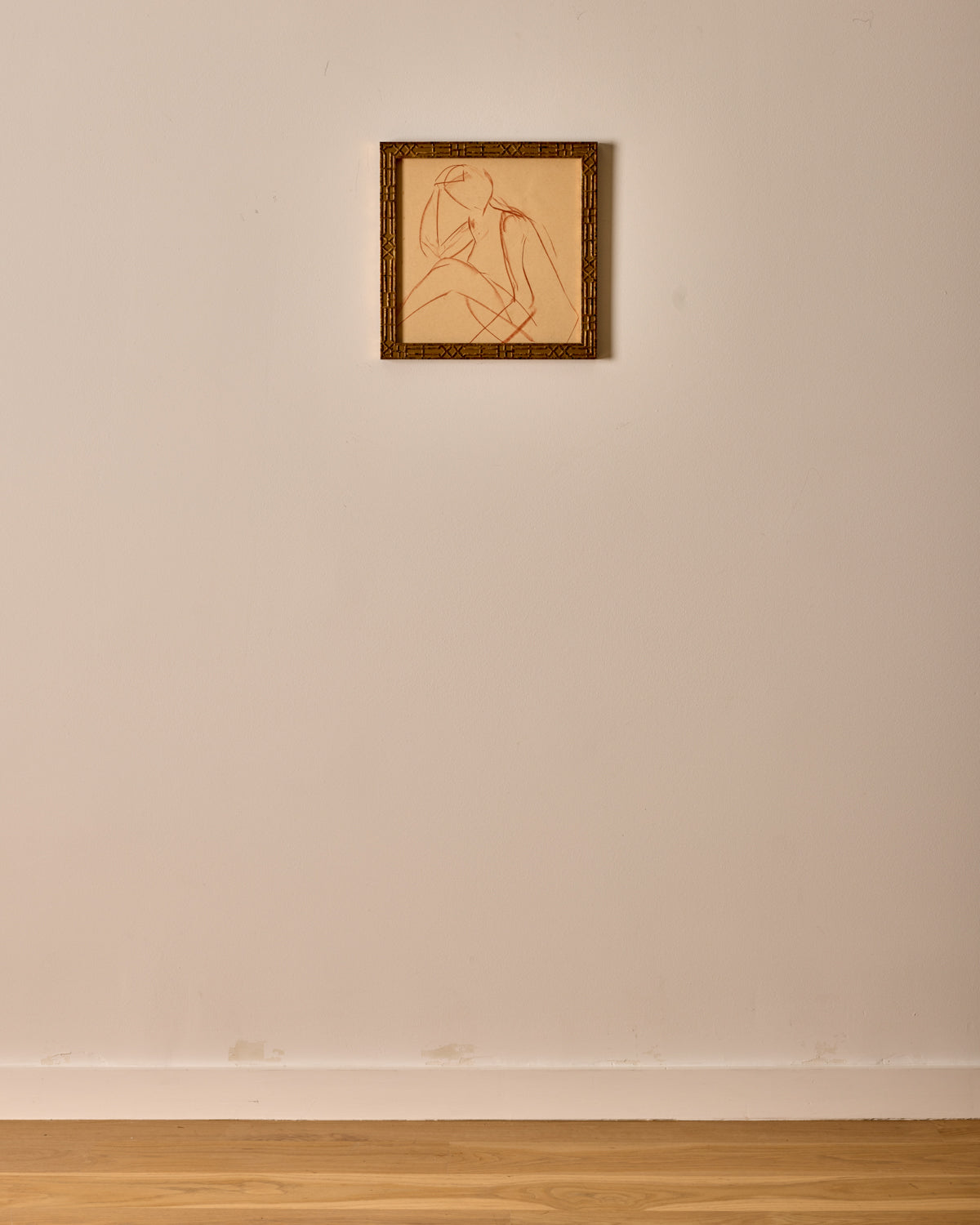 Lostine - Seated Figure Study in Sanguine #2