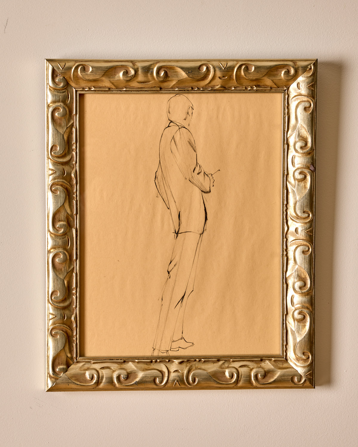 Lostine - Suited Figure Study in Charcoal