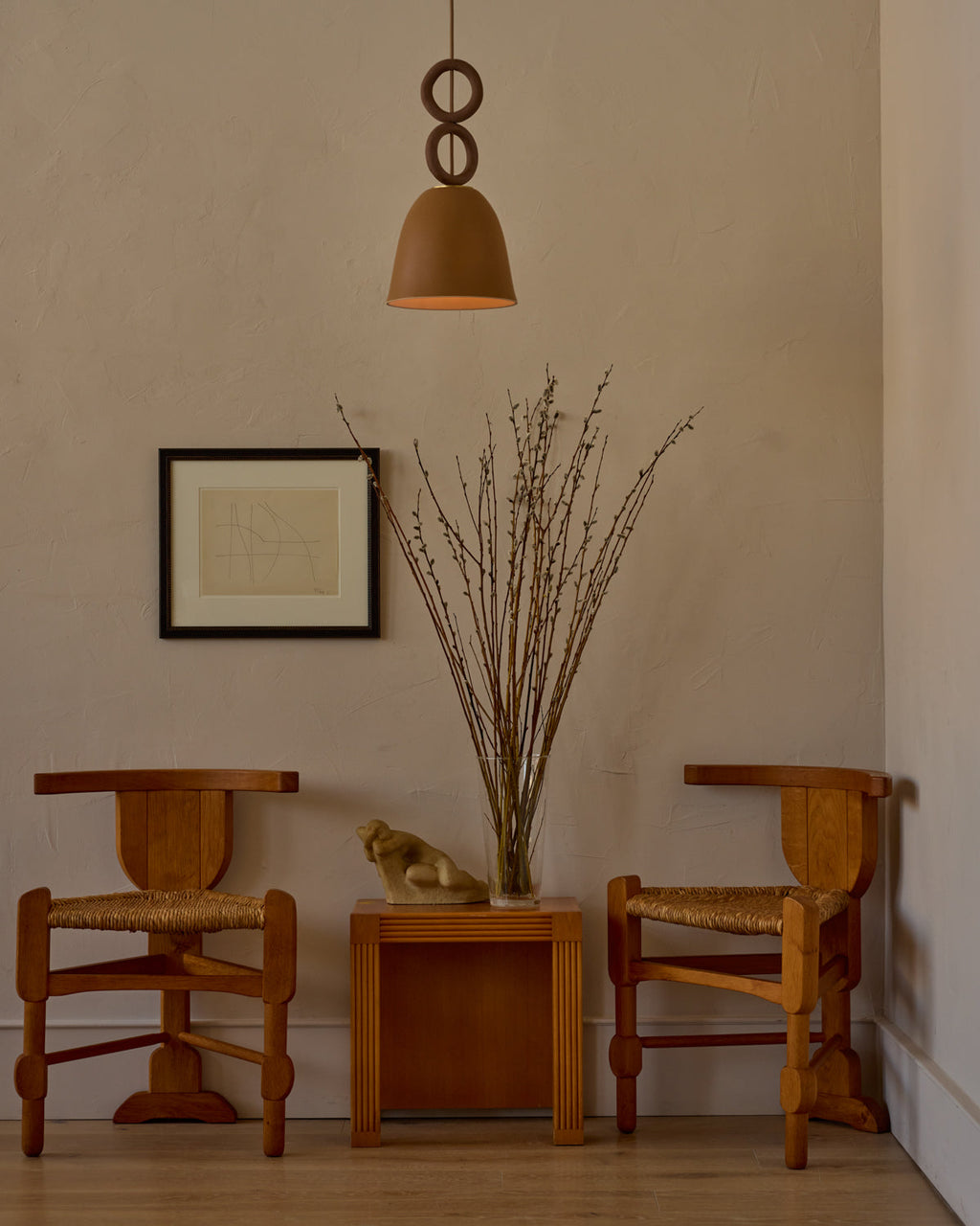 Lostine - Pair of Sculptural Accent Chairs by Bernhard Hoetger