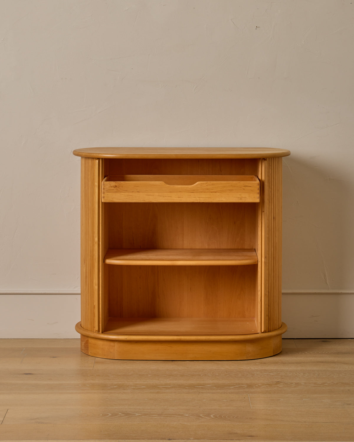 Lostine - Maple Cabinet with Tambour Doors
