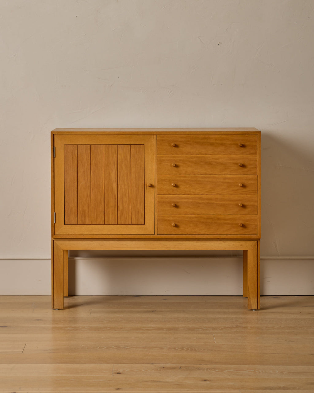 Lostine - Oak Cabinet with Drawers by Rud Thygesen & Johnny Sorensen