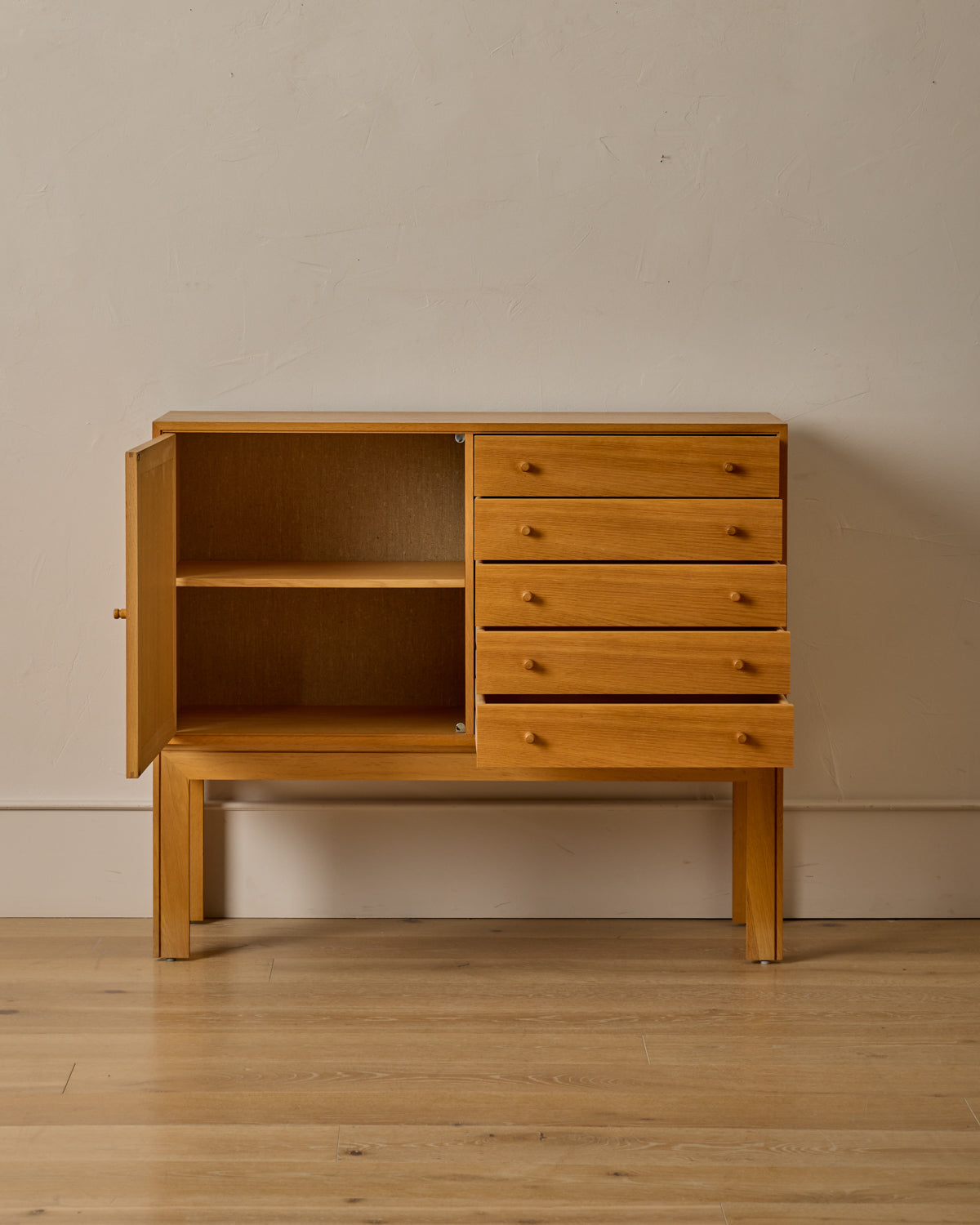 Lostine - Oak Cabinet with Drawers by Rud Thygesen & Johnny Sorensen