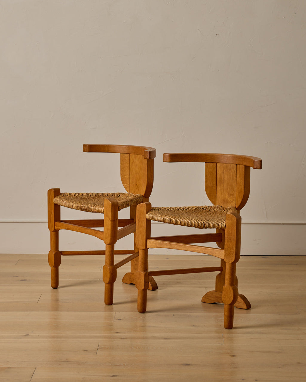 Lostine - Pair of Sculptural Accent Chairs by Bernhard Hoetger
