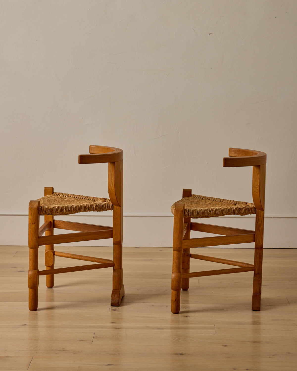 Lostine - Pair of Sculptural Accent Chairs by Bernhard Hoetger