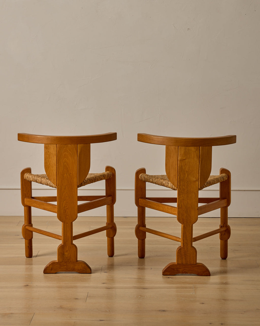 Lostine - Pair of Sculptural Accent Chairs by Bernhard Hoetger