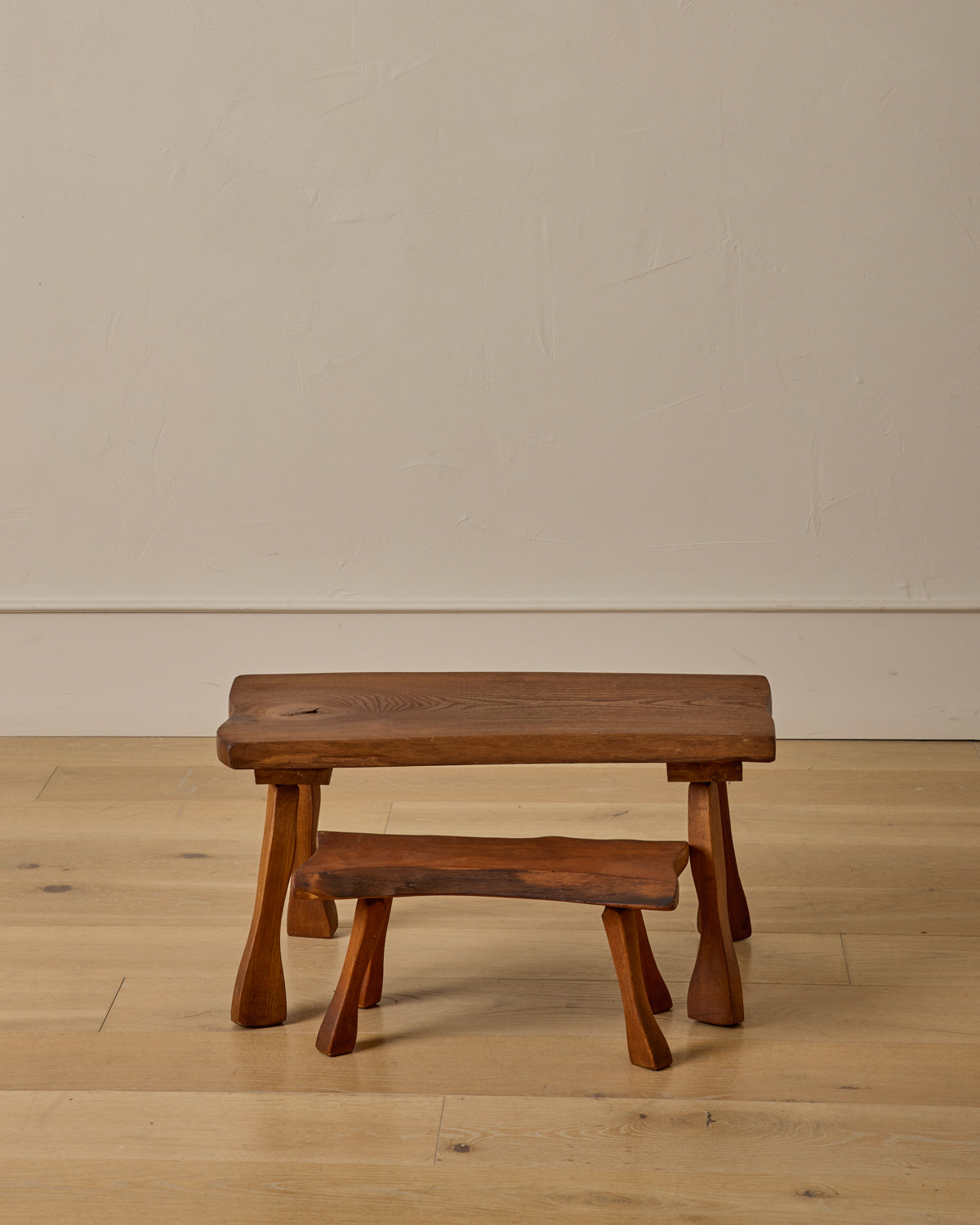 Lostine - Pair of Brutalist Nesting Tables