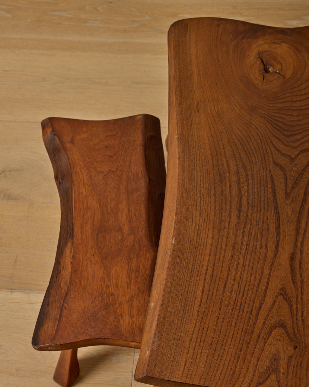 Lostine - Pair of Brutalist Nesting Tables