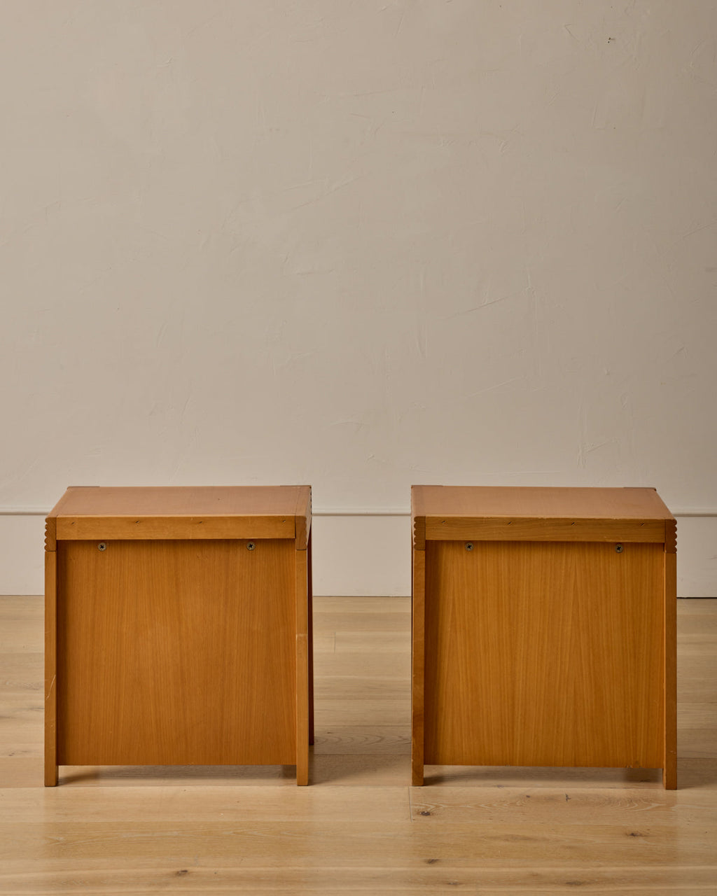 Lostine - Pair of French Elm Side Tables