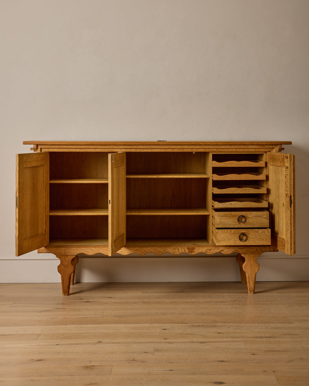 Lostine - 1960s Danish Oak Highboard