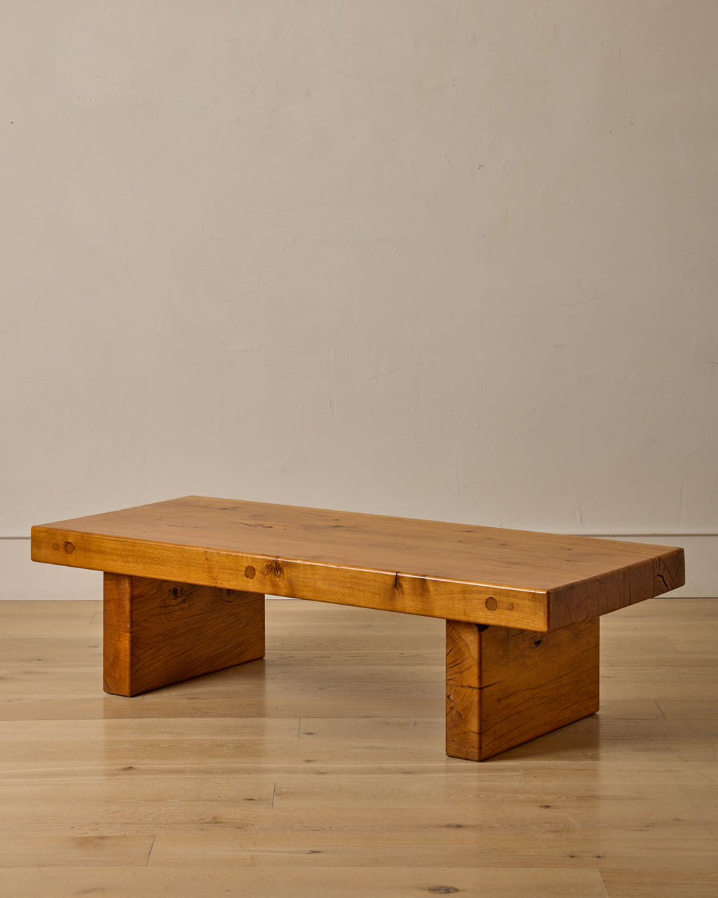 Lostine - Brutalist Oak Coffee Table