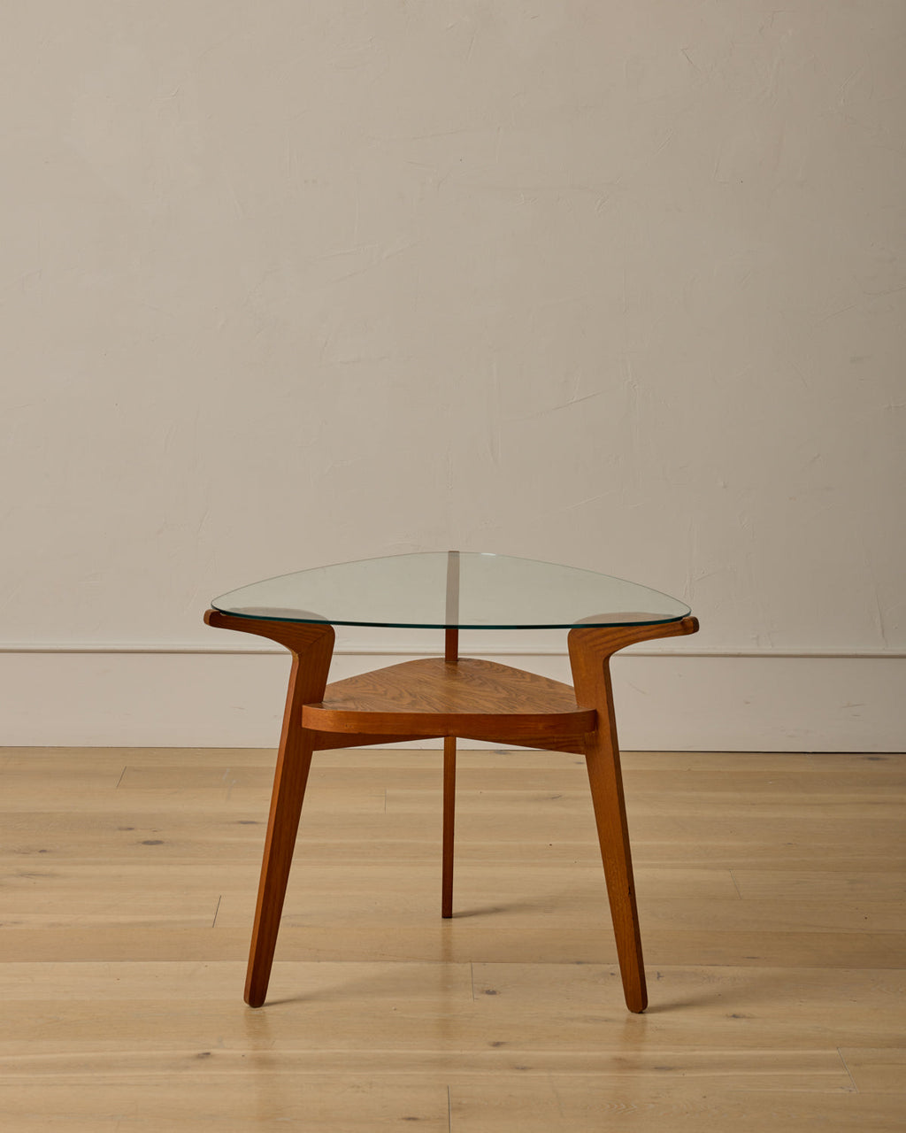 Lostine - 1950s French Glass Top Coffee Table
