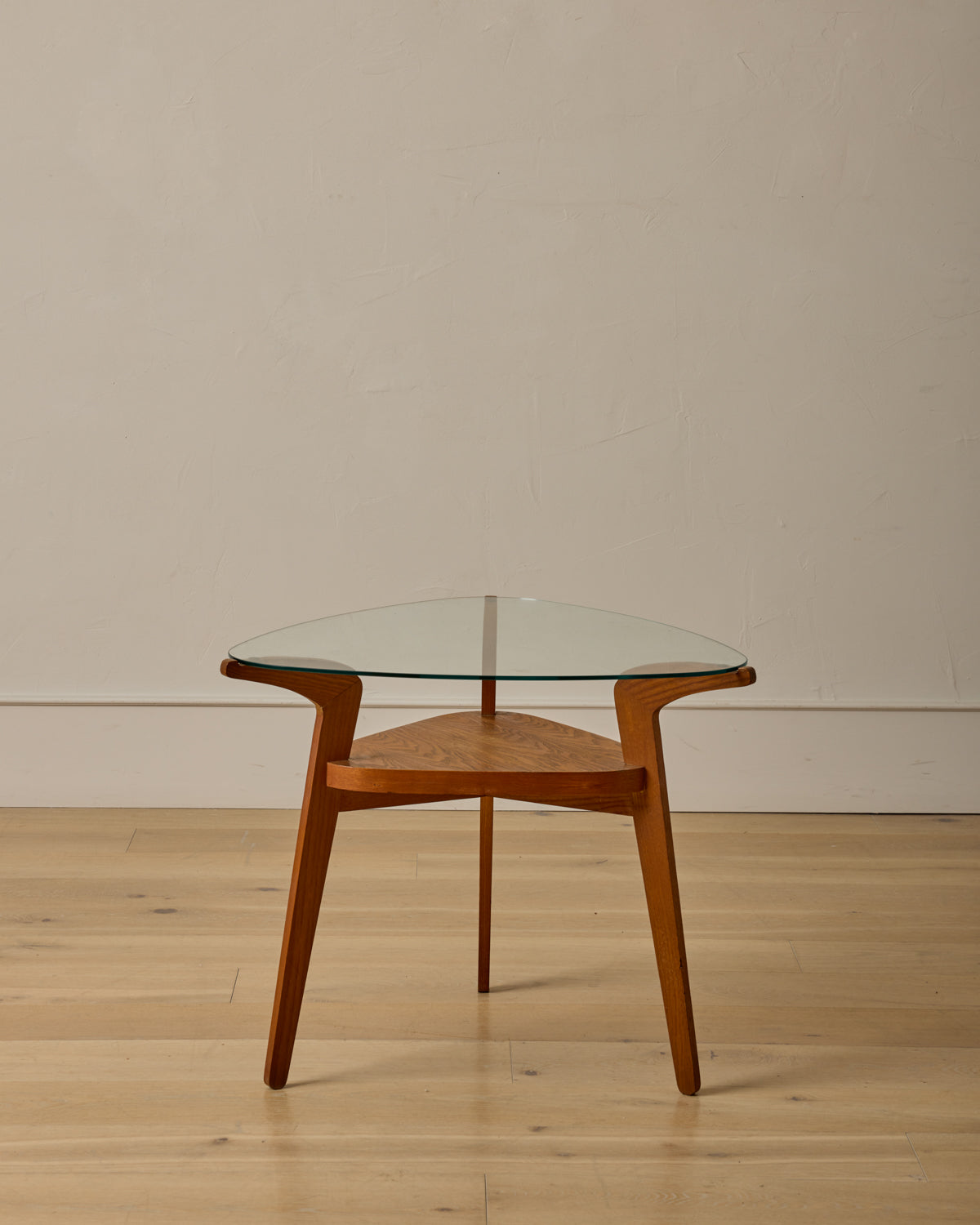 Lostine - 1950s French Glass Top Coffee Table