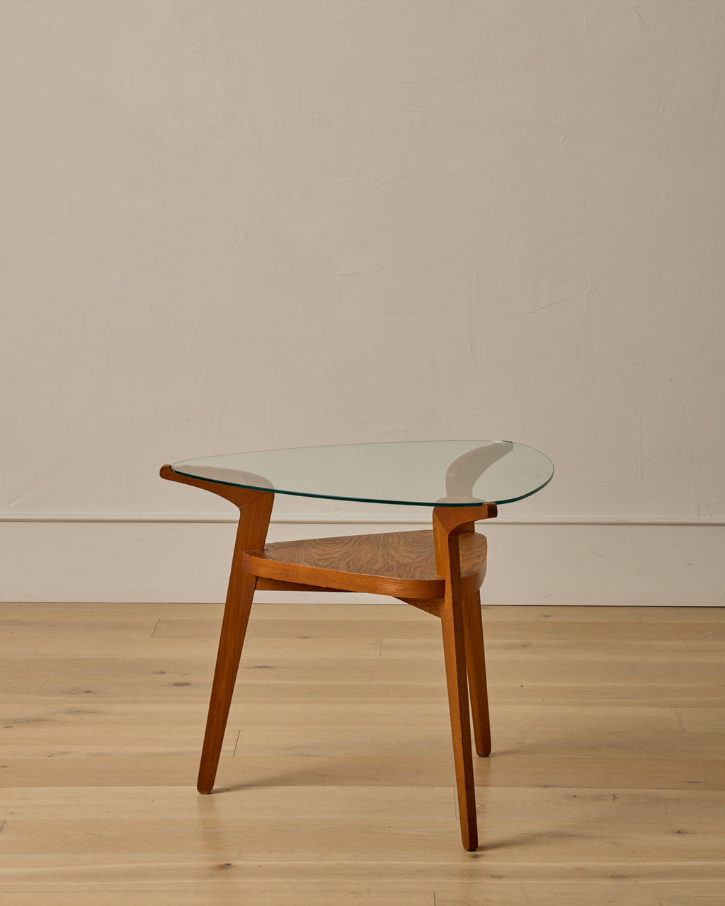 Lostine - 1950s French Glass Top Coffee Table