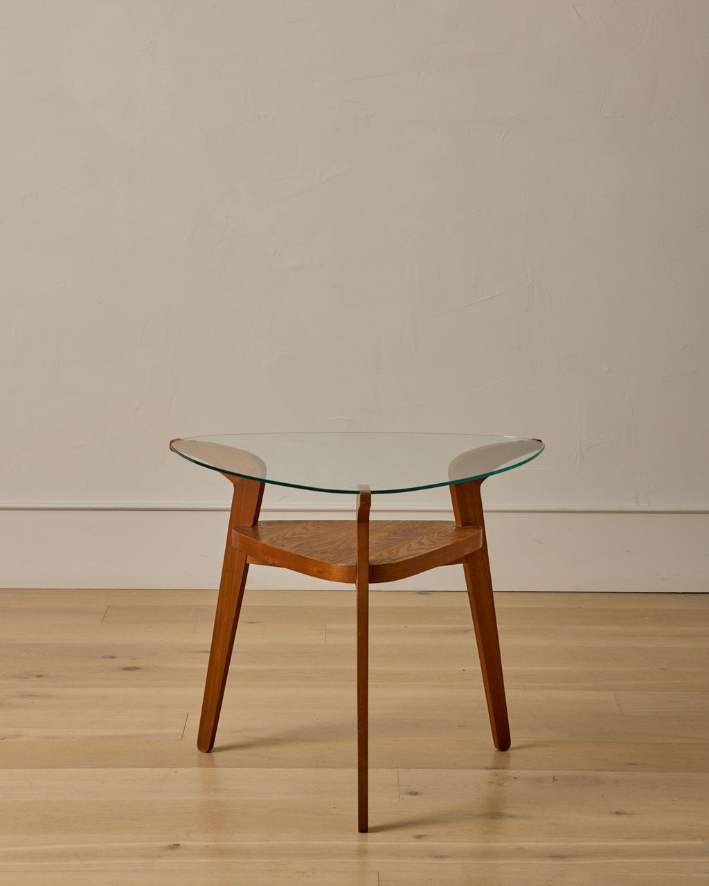 Lostine - 1950s French Glass Top Coffee Table
