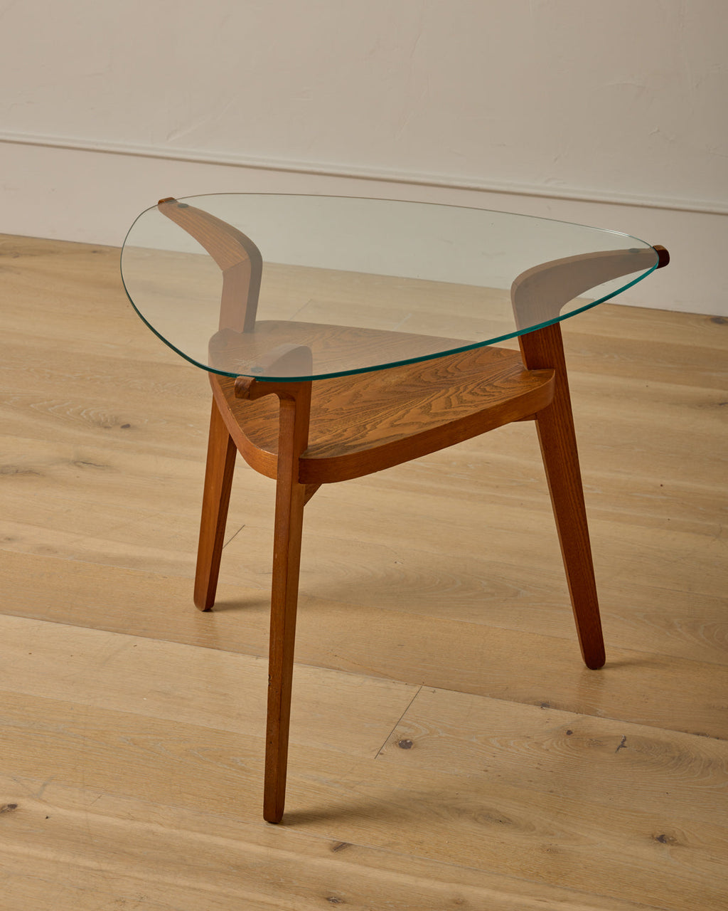 Lostine - 1950s French Glass Top Coffee Table