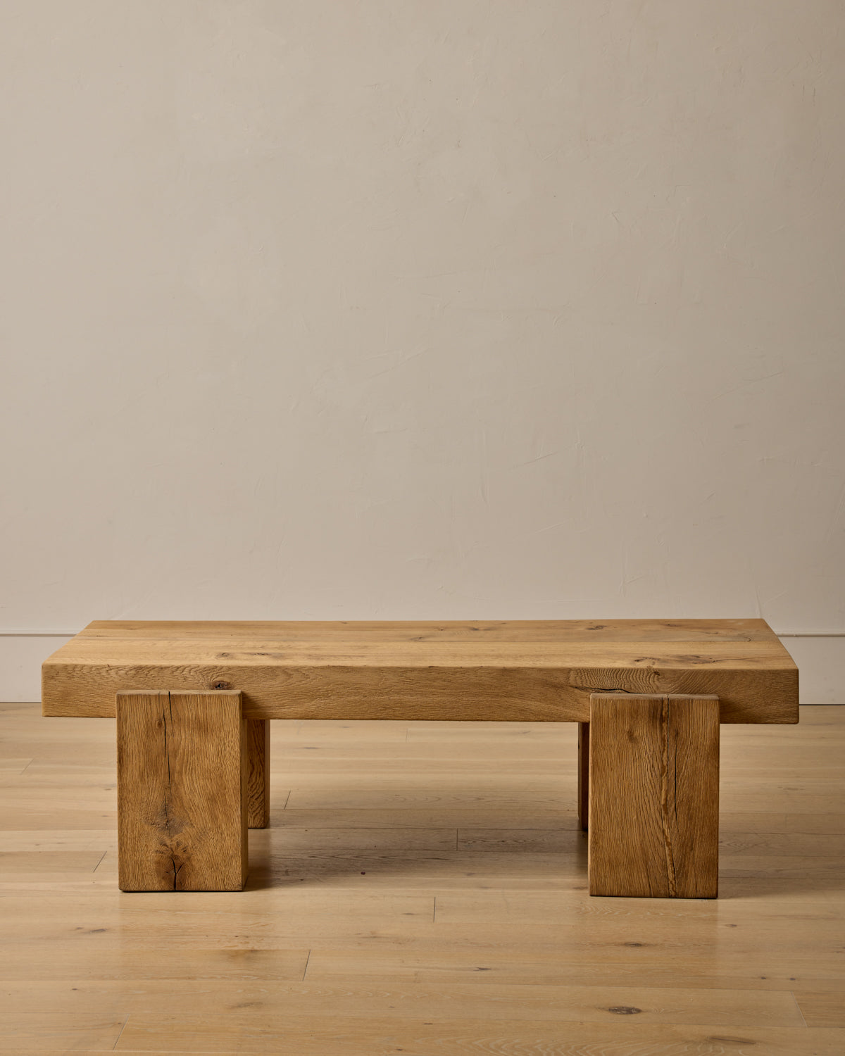 Lostine - Large Wooden Brutalist Coffee Table