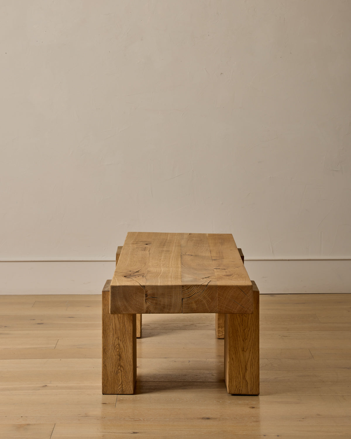 Lostine - Large Wooden Brutalist Coffee Table