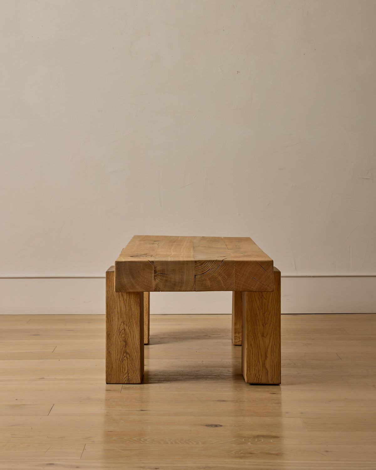 Lostine - Large Wooden Brutalist Coffee Table