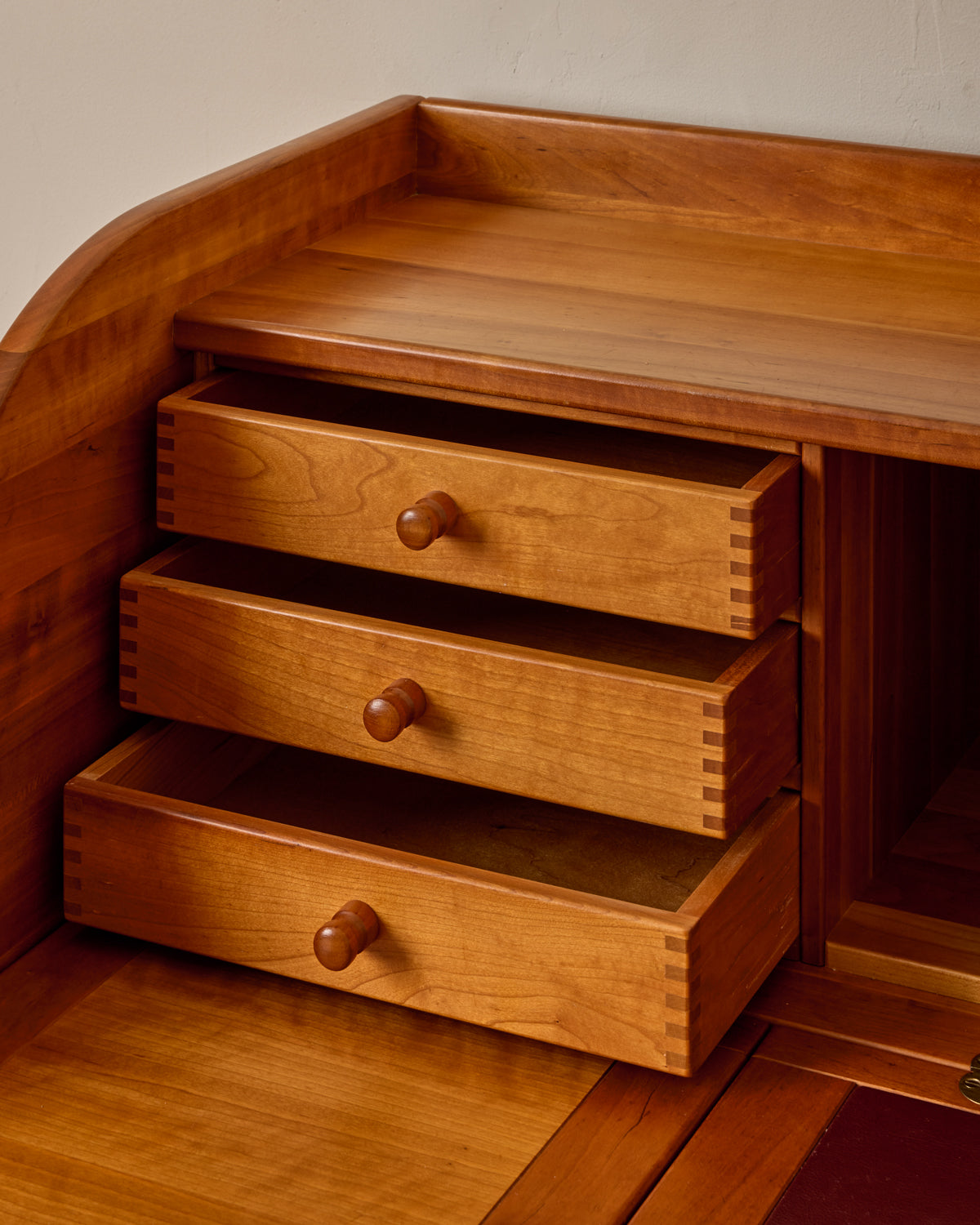 Lostine - Solid Cherry Writing Desk by Andreas Hansen