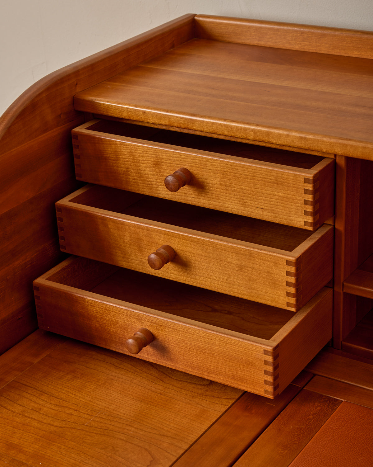 Lostine - Solid Cherry Writing Desk by Andreas Hansen