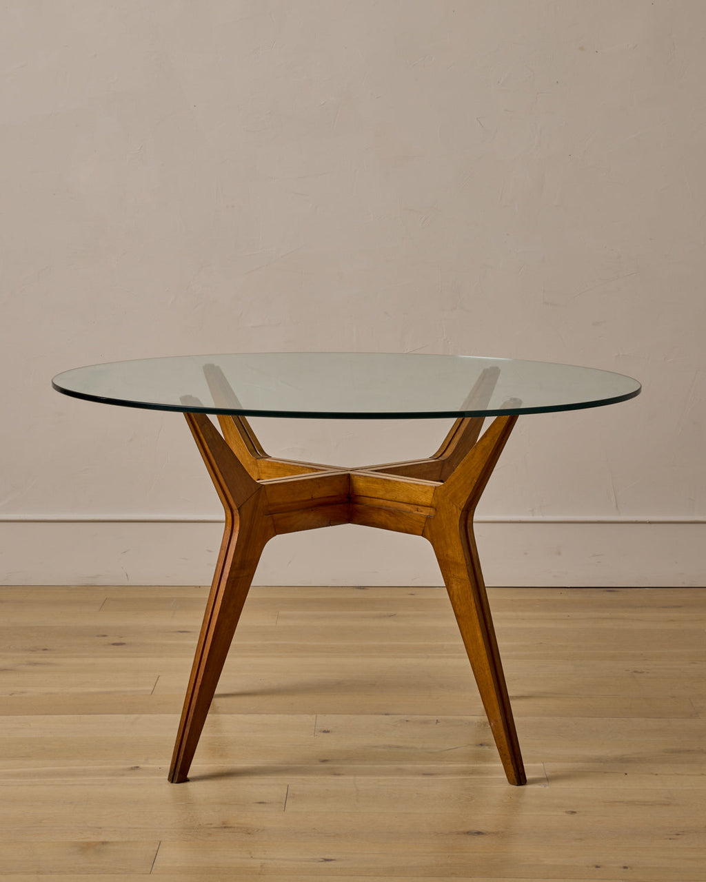 Lostine - Round Glass Dining Table