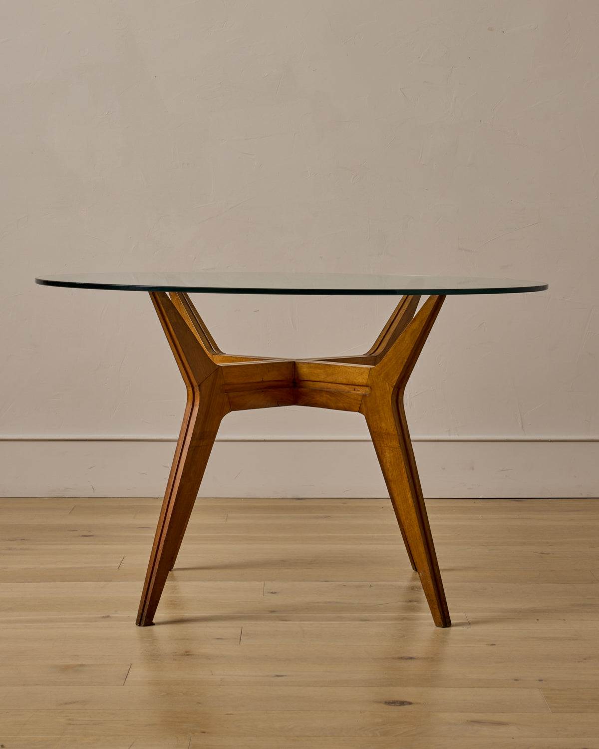 Lostine - Round Glass Dining Table