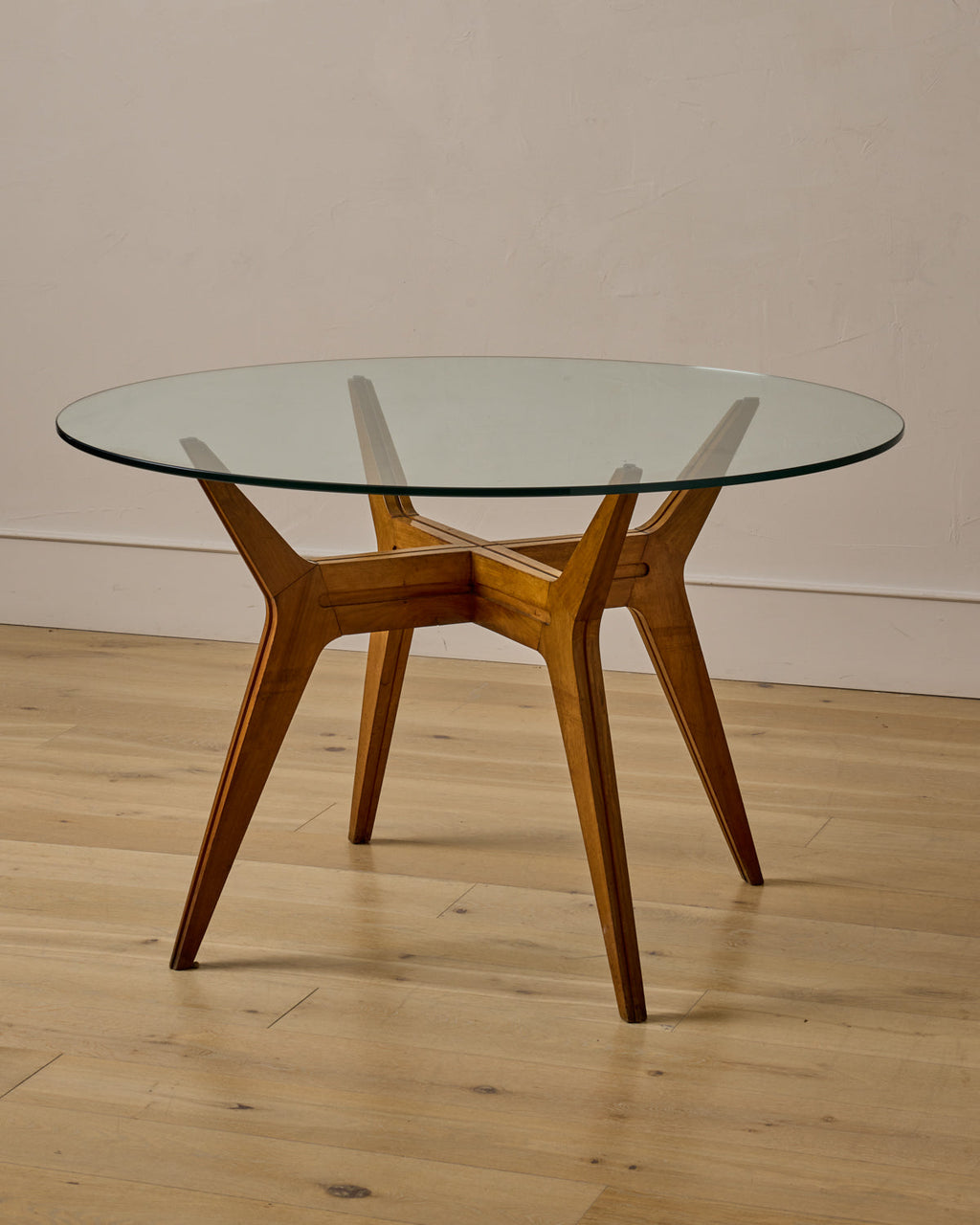 Lostine - Round Glass Dining Table